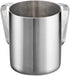 Stainless Steel Netilat Yadayim Cup - Medium 5” Straight Solid - Dual Handle - Rust, Break and Crack Proof Negel Vasser Cup - Judaica Gift Collect...