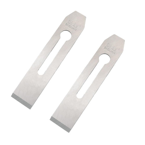 2 Pack 38MM / 1.5inch Wide Replacement Bench Plane Blades Iron Plate Knife for Woodwork Hand Planer Carpentry Edge Trimming Saw DIY Tool Set Parts...
