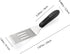 2 Pack Small Metal Spatula,Mini Spatula for Flipping, Cooking and Baking,Stainless Steel Brownie Spatula with Non-Slip Handle for kitchen Use...