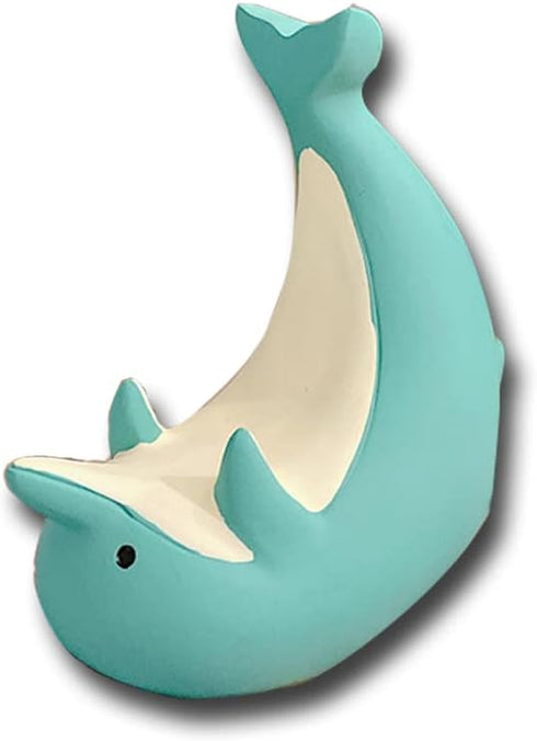 Cute Dolphin Shark Whale Phone Holder, Silicone Funny Creative Animal Desk Phone Stand Mount Accessories Free Your Hands Lovely Office Decor (Dolp...