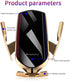 Car Wireless Charger (Gold): Wireless Car Charger Phone Mount - Power Up and Stay Connected on The Go!......