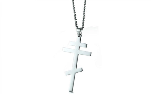 VNOX Stainless Steel Religious Russian Orthodox Cross Pendant Necklace for Men Women...