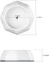 Baby Gate Wall Protector - Protect Walls & Doorways from Pet & Dog Gates - Pressure Mounted Gates Work on Stairs - Gates Wall Cups - 4 Pack - Whit...