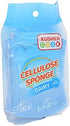 Dairy Blue Dishwashing Sponges - Multifunctional Absorbent Cleaning Cellulose Scrub and Scouring Pad - Durable and Soft - Color Coded Home and Kit...