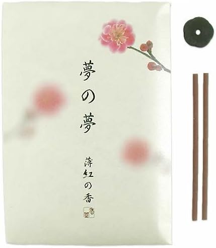 Yume-no-yume (The Dream of Dreams) - Spring - Pink Plum Flower Incense 12 Sticks...