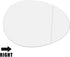 X AUTOHAUX Right Passenger Side RH Mirror Glass with Adhesive for BMW for Mini Cooper 2007-2015...