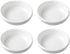 4pcs White Ceramic Seasoning Dishes Dipping Bowls Appetizer Plates,3 inch...