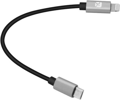 Ultra Tough & Durable iOS 15 to MicroUSB OTG Pro Cable 15cm 0.5ft for iPhone 13 Pro Max Mini,11,12, Chord Mojo2 Hugo2 Pha3 Fiio Q1 HiFi Oppo HA2 K...