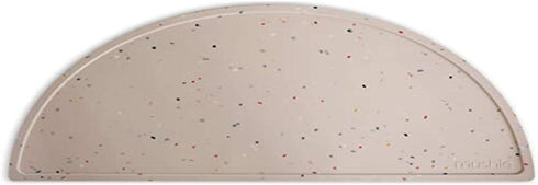 mushie Silicone Placemat for Kids | BPA-Free Non-Slip Design (Vanilla Confetti)...
