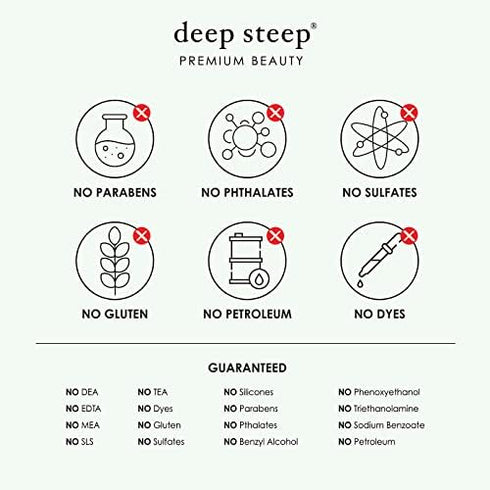 Deep Steep Premium Hair Care Conditioner, 17oz (Weightless Moisture)...