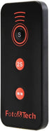 Foto&Tech IR Wireless Remote Control Compatible with Sony A7R IV III II,A7III A9 A7 II A7 A7R A7S A6600 A6500 A6400 A6300 A6000 A55 A65 A77 A99 A9...
