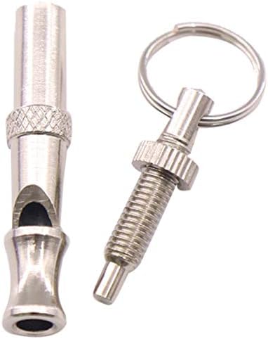 3 Pack Dog Whistle Training to Stop Barking to Make Dogs Come to You Ultrasonic Sound with Adjustable Frequencies Sit Down Recall Repel Silent Bar...