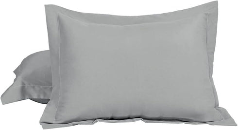 uxcell Pillow Shams 2 Pack Soft Brushed Microfiber Pillowcases Weave for 90 GSM Ployester, Wrinkle, Fade, Boudoir(12"x16") Grey...