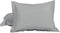 uxcell Pillow Shams 2 Pack Soft Brushed Microfiber Pillowcases Weave for 90 GSM Ployester, Wrinkle, Fade, Boudoir(12"x16") Grey...