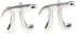 PI 3.1415 Math Pair Cufflinks in a Presentation Gift Box & Polishing Cloth...