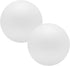 FFchuanhe 2 Pcs Craft Foam Balls 8 Inch, Polystyrene Smooth Round Balls, for Arts and Crafts Supplies School Project, Wedding, Holiday Party. Whit...