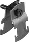 2-in Universal Pipe Clamp for Strut Channel Accessory, Silver...