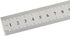 Silver Double-Sided Scale, Stainless Steel Straight Ruler Measuring Tool School Office Drafting Supplies Drafting Tools and Drafting Kits...