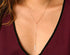 Dcfywl731 Minimal Dainty Gold Plated Dangle Earrings Layered Bar Pendant Neckalce Gold Long Y-Necklace Gold Earrings and Necklaces Set Delicate La...