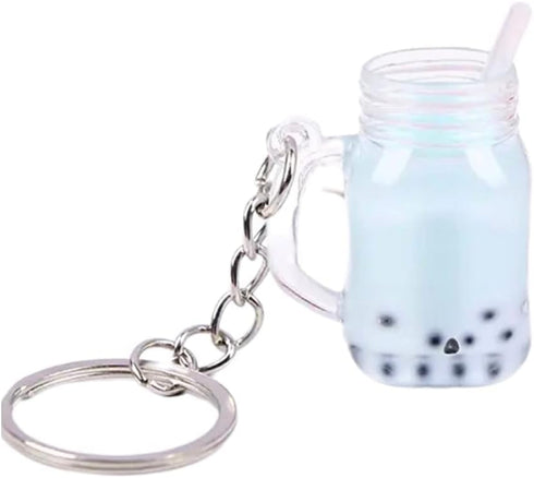Cute Keychain Boba Keychain For Women/Men and More - Kawaii Accessories Pastel Boba Keychains...