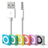 3.5mm Male AUX Plug to USB Adapter for Data Sync & Charging Cable Charger Converter Headphone Audio Extender Jack compatible with iPod Shuffle 3rd...