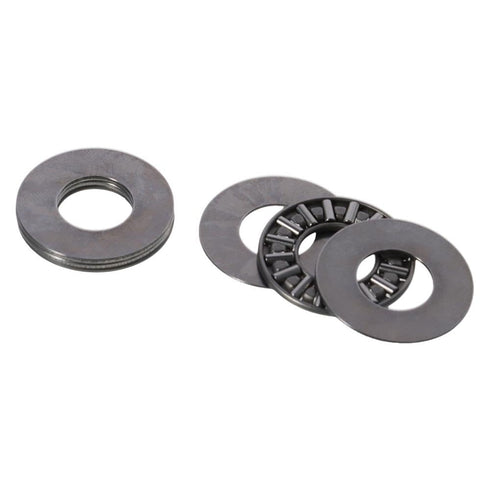 with Washers 10pcs Alloy Steel Durable AXK0819 AXK1226 Thrust Bearing Corrosion Resistance Silver Industrial Bearing Robotics(AXK1226 12x26x4mm)...