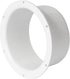 5" Inch Pack of 2 - Duct Connector Flange, Plastic Straight Pipe Flange for Heating Cooling Ventilation System - Ducting Coupling Wall Plate - Ass...
