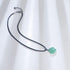 Four Leaf Clover Necklace,Made with Green Aventurine for Faith Hope Love and Luck 18 Inch Rope Chain St. Patrick's Day...
