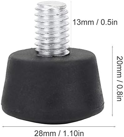 Monopod Foot Pad 1/4inch or 3/8 inch Universal Anti-Slip Rubber Foot Pad Photography Accessories for Tripod Monopod (3/8inch)...