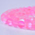 48PCS 8mm Natural Light Pink Mystic Aura Quartz Gemstone Frosted Matte Titanium Round Loose Spacer Beads 15 inch Full Strand Crystal Healing Power...