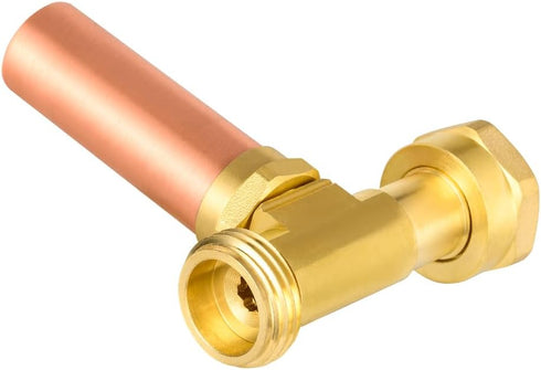 EFIELD C-240 Straight Copper Water Hammer Arrestor For Washing Machine, 3/4 Inch Swivel FHT x 3/4 Inch MHT...