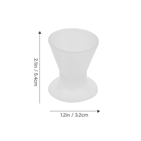Healifty Dental Silicone Mixing Cup Lab Rubber Mixing Cup Self Coagulation Practical Dental Oral Cup...
