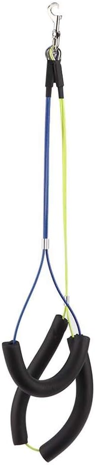 TOPINCN Dog Grooming Restraint Rope Adjustable Pet Grooming Leash Pet Grooming Table Harness for Pet Grooming Table Pet Grooming Loop(Yellow and B...