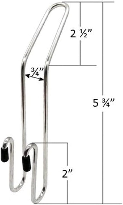 FMH Multi-purpose Organizer Hooks - compact metal hangers for automobile head rest, 2 per package...
