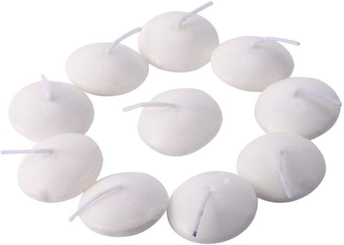 12pcs White Smokeless Mini Floating Candles Best for Weddings,Birthday Party,Home Decoration,Hotel,Relaxation,Spa,Party Accessories (white)...