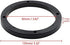 2Pcs Auto Car Truck 4" Dia Universal Black Plastic Speaker Spacer Adaptor Ring Mounting Bracket...