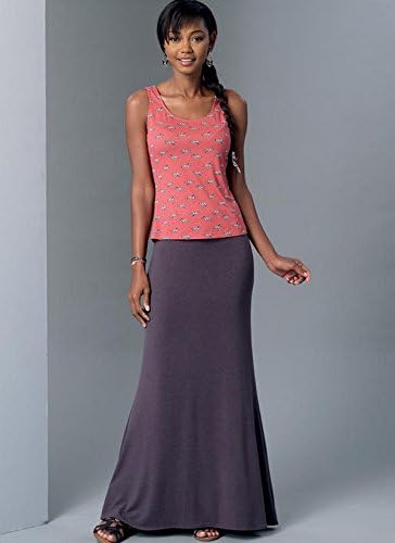 McCall's Patterns Misses Knit Tank Top/Dresses and Skirts...