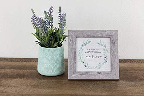 God Made You God Made Me, Then He Whispered Meant to Be Wedding Shower Gift Newlywed Framed Decor Art Picture Sign...