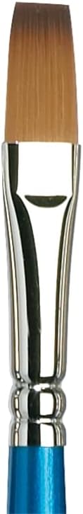Winsor & Newton Cotman Short Handle Brushes, Set of 4, (Round 2 & 4, Rigger 1, One Stroke 1/4")...