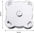 WAFJMAF 10 Sets Sew in Magnetic Plum Blossom Bag Button, Snaps, Clasps, Great for Purses Bags Clothes (19mm, Silver)...