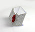 Bling Pure Handmade Bling Bling Rhinestones Stainless Steel Metal Business Card Holder Name Card Case (Red bow)...