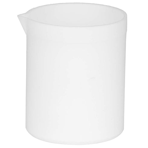Beaker, PTFE Teflon Beaker Acid and Alkali Resistant PTFE Beakers High Lubrication White Measuring Cup for Lab(250ml)...