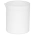 Beaker, PTFE Teflon Beaker Acid and Alkali Resistant PTFE Beakers High Lubrication White Measuring Cup for Lab(250ml)...
