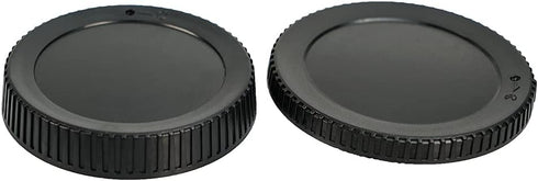 NIYI 2Sets Camera Body Cap and Lens Rear Cap Kit, Compatible with Nikon Z Mount Mirrorless Camera Rear Lens Protector Cover and Body Protector Set...