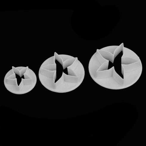 33 Piece Fondant Cake Cookie Plunger Cutter Sugarcraft Flower Leaf Butterfly Heart Shape Decorating Mold DIY Tools...