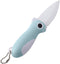 Ceramic Paring Knife, Pocket Knife Folding Knife, Super Sharp Blade only 2.3 inch, Fruit Peeling Vegetable Cutting, Easy-to-Carry (Blue)...
