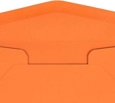 JAM PAPER #10 Business Colored Envelopes - 4 1/8 x 9 1/2 - Orange Recycled - 50/Pack...