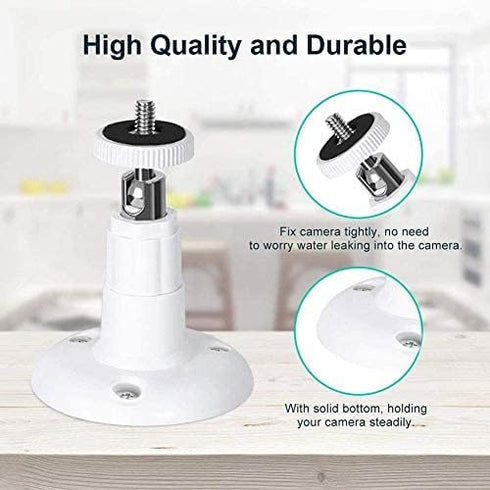 Wall Mount for Wyze Cam Pan V3/Wyze Cam V3, 360 Degree Swivel Adjustable Mount for Wyze Cam Pan, Wyze Cam V3/V2 and Other Indoor Outdoor Security ...