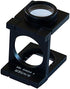 Binger 10x Compact Metal Folding Magnifier Optical Glass Linen Tester Promotion Folding Loup...