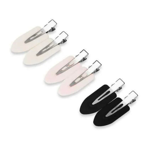 6 Pcs No Bend Hair Clips No Crease Hair Clips for Makeup Application & Hairstyling Set | Styling Duck Bill Clips | Alligator Hair Barrettes | Salo...